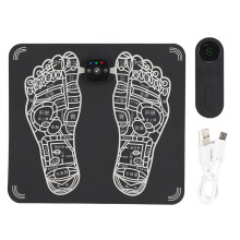 Stimulateur nerveux électronique transcutané pliable, coussinet stimulateur pour pied soulageant la douleur et relaxant les muscles à domicile ou