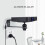 Projector Bracket Wall Mount Adjustable Aluminium Alloy Projector Stand Compatible with Most Models Sturdy Durable Design 3