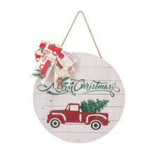 Fröhliche Weihnachten! Elegante Holzplakette in Fliegenform, ungiftig und geruchlos, einfach mit Seil aufzuhängen, farbenfrohe Oberfläche,