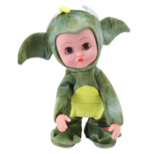 Poupées adorables avec vêtements d'animaux, poupées réalistes et miniatures, jouets éducatifs, cadeaux élégants, vêtements de poupée faits