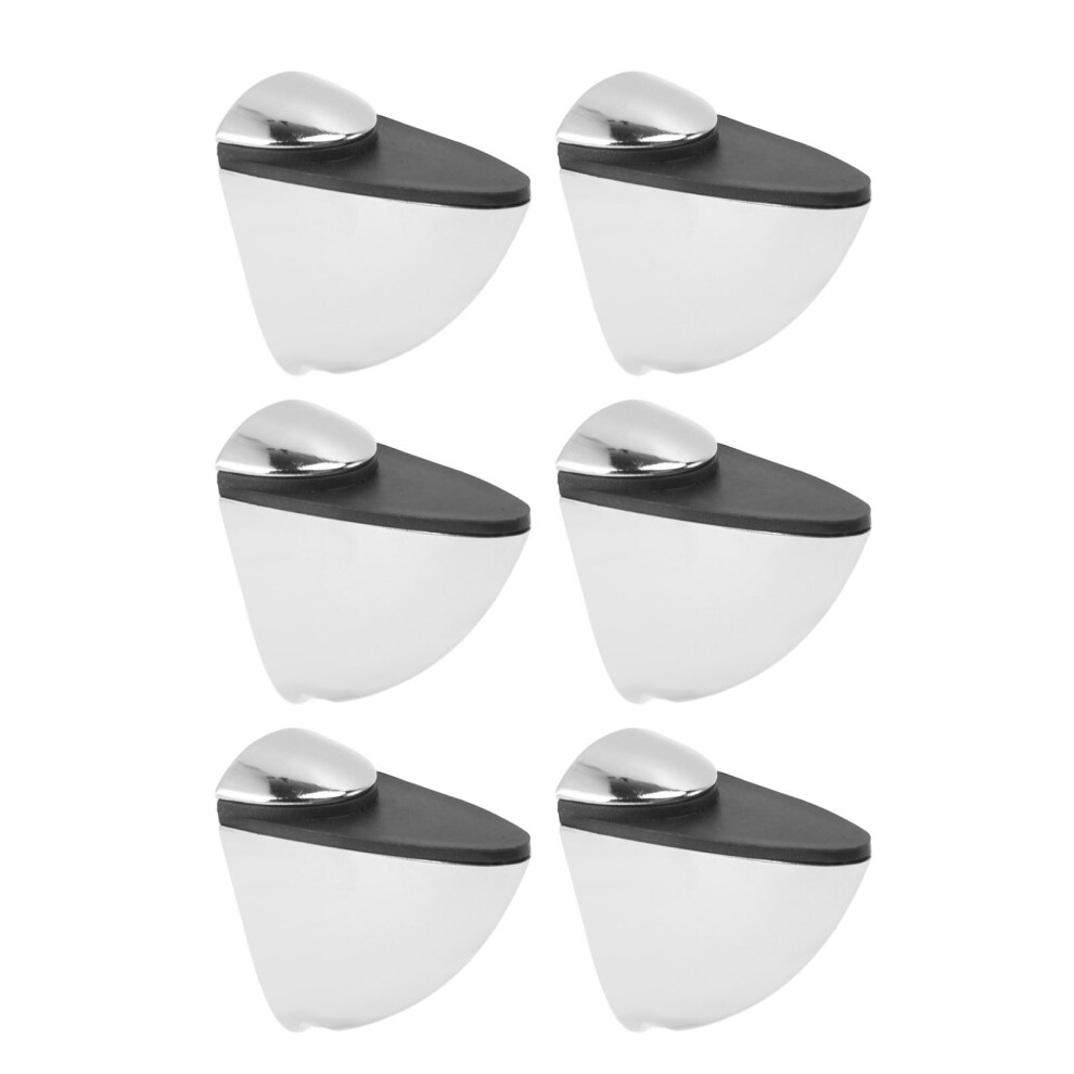6Pcs K169 Zinc Alloy Glass Clamp For 0.12-0.79In Shelves, Adjustable Bracket 9391381803030