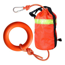 Throwable Flotation Device 16m Water Rescue Rope Floating Rescue Ropes For Boat Kayak Tensile Strength Up To 500kg