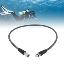 High Pressure 80cm Carbon Fiber Braided Diving Hose for Regulator & BCD