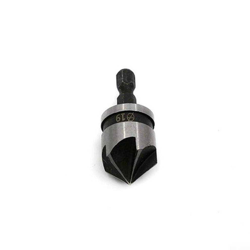 82 Degree Chamfer Countersink Drill Bits 5 Flute Cutter 12Mm 16Mm 19Mm Carbon Steel Hex Shank For Woodworking 9199774452557