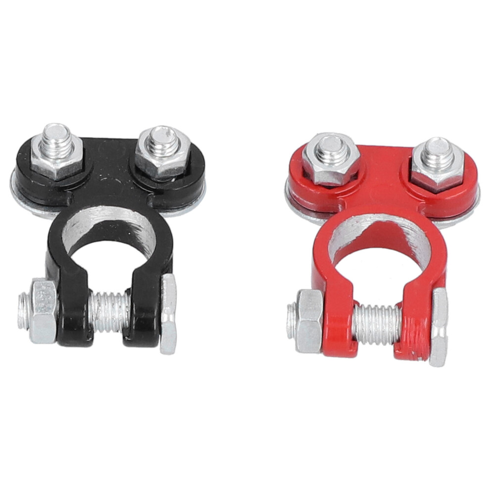 Reliable 2Pcs Aluminum Battery Terminal Clamps Easy Wiring Solution 4221378230561