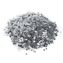 8mm Silver Star Sequins Glitter DIY Decor for Parties & Weddings