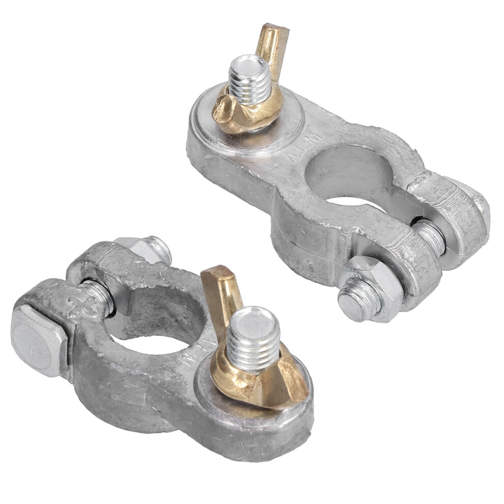 2Pcs Universal Battery Terminal Clamps, Quick Release, Corrosion Resistant 5021378231136