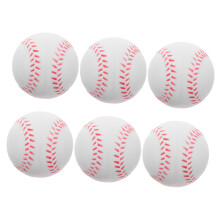 PU Foam Soft Training Baseballs For Beginners Indoor Practice Balls 6 Piece Set For Boys And Girls