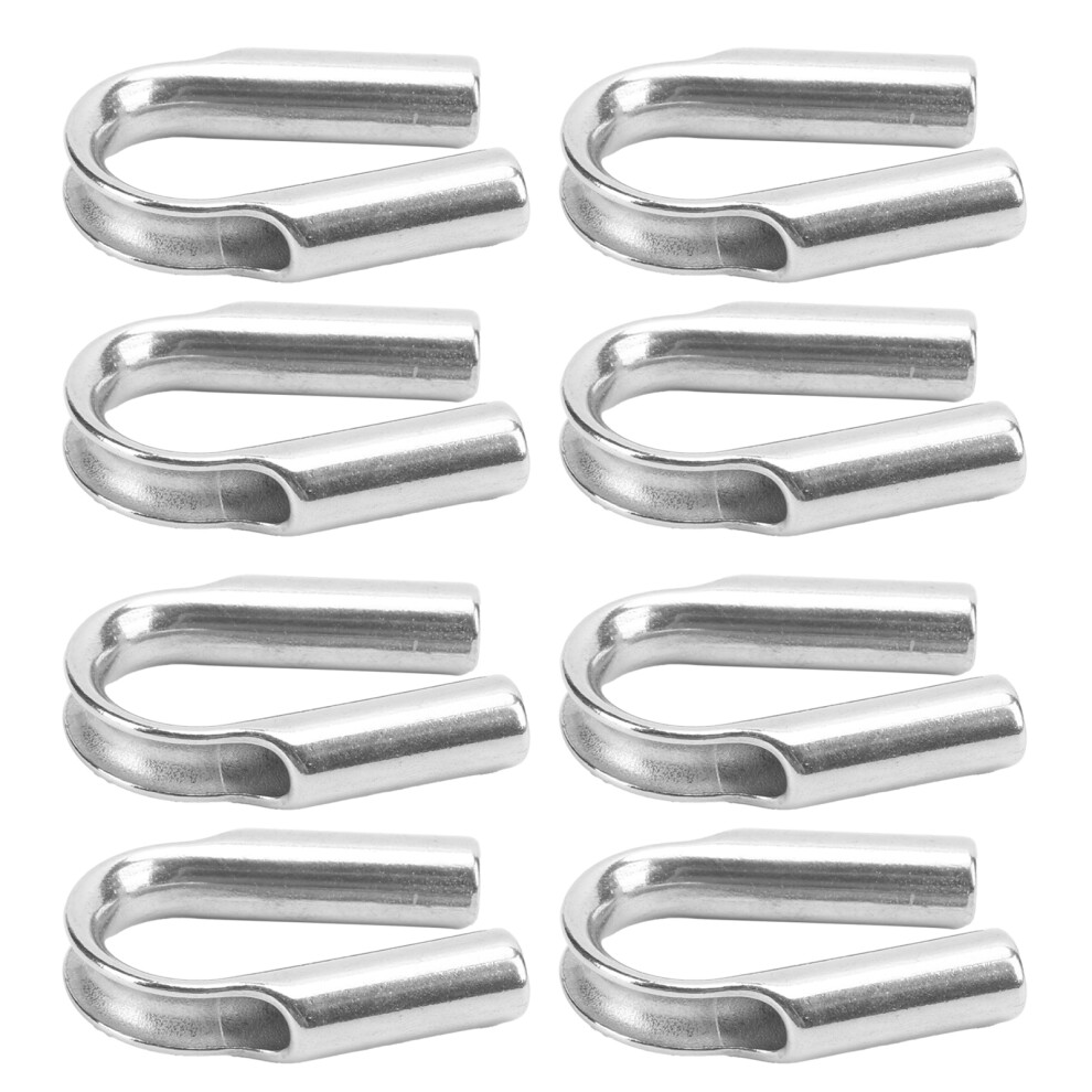 10Pcs M6 304 Stainless Steel Tube Thimble For Steel Wire Ropes 9471378233573