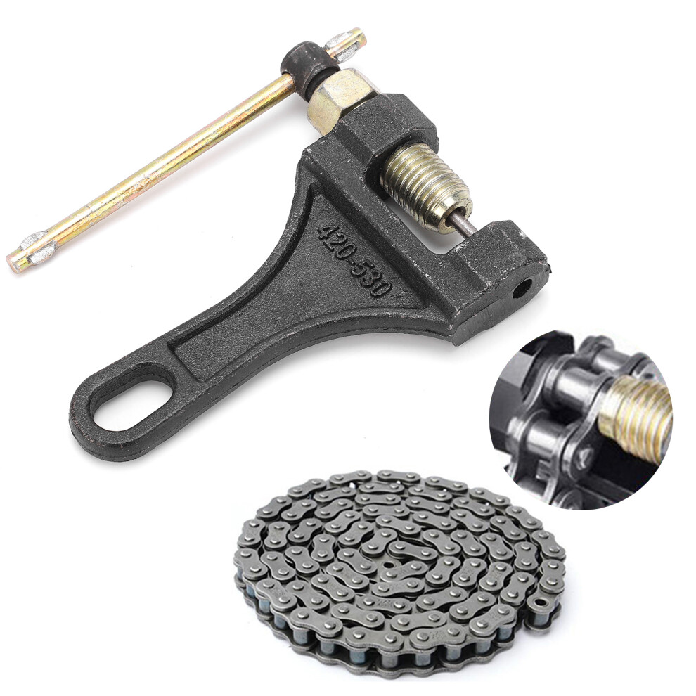 Heavy-Duty Chain Breaker Tool For Bicycle & Motorcycle Repair Steel 4621378233676