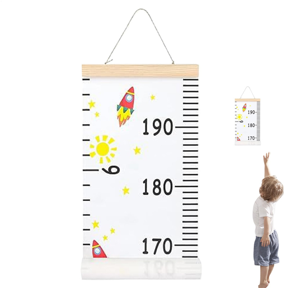 Wall Measurement For Height Kids Height Chart Growth Marker With Lanyard Reusable For Toddler Room Playroom Kindergarten