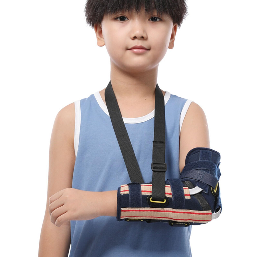 Arm Sling Shoulder Brace for Kids with Breathable Fabric and Adjustable Strap for Injury Support