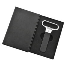 Two Prong Wine Opener Zinc Alloy Ah So Cork Remover for Aged Bottles Damage with Gift Box
