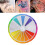 Art Class Teaching Tool Gentle Formula Rotation Dial Color Relationship Visualizer UV Protected Moisture Resistant Pocket Size 23cm 4