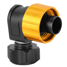 Adaptador para tanque de gas con propiedades resistentes a la corrosión, al óxido y no tóxicas para usar con estufas de camping, con fijación