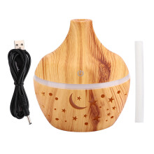 Taiseoir Aramaiteiripe USB galánta le 7 soilse ag athrú datha, painéal tadhaill, aschur ceo mín do sheomra leapa, seomra suí agus socruithe