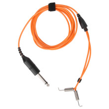 Tattoo Machine Power Supply Accessory Fireproof Silicone Wire Flexible And Portable Right Angle Clip Cord High Temperature Resistance Wear Resistant