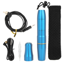 Kit de caneta para tatuagem sem fio, máquina de tatuagem com sistema avançado de acionamento direto, saturação de cor rápida, não compatível