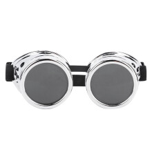 Óculos de proteção Steampunk à prova de vento e água com lentes removíveis e ajuste regulável, estilo Cyberpunk, para cosplay, esportes ao ar