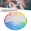 Art Class Teaching Tool Gentle Formula Rotation Dial Color Relationship Visualizer UV Protected Moisture Resistant Pocket Size 23cm 6