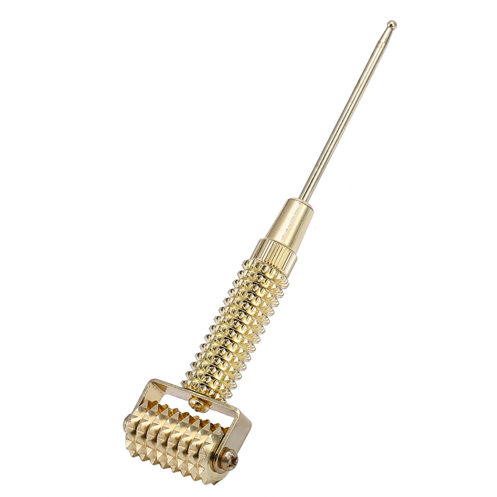 Gold Facial & Ear Acupuncture Points Detector With Spring Roller