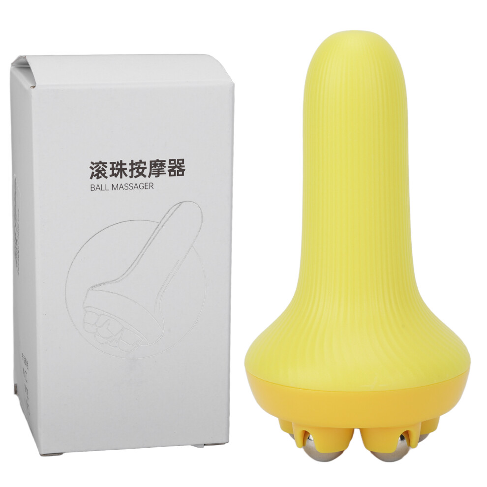 Ergonomic Bead Massage Roller for Muscle Tension Relieve Rheumatic Joint Pain Back Massaging Devices Portable Handheld Massager Promote Circulation