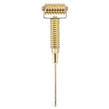 Rolo auricular de diagnóstico para sementes de vaccaria, massagem corporal e facial, rolo de mola flexível para detecção e massagem de pontos