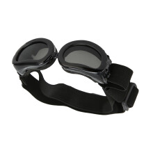 Occhiali da sole per cani UV, impermeabili, antivento, con fascia elastica regolabile, taglia Piccola/Media