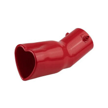 Universal Stainless Steel Car Muffler Tip 6.3 Inch Tailpipe for Noise Reduction and Better Exhaust Flow