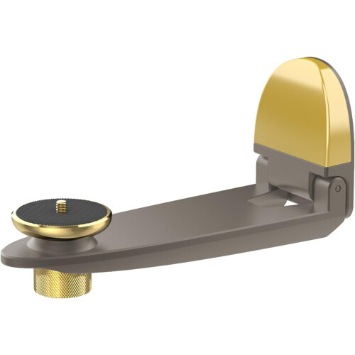 Space Saving Projector Wall Mount Adjustable Angles Rotatable PTZ Coffee Gold Finish For Home Entertainment 2