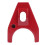 Red Anodized Aluminium Distributor Clamp for V6 V8 SBC BBC Engines 1