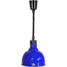 Restaurant Hanging Food Warming Lamp Silver And Light Blue Variant Ceiling Mounted Buffet Style