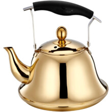 Stove Whistling Tea Kettle Rose Gold 3L MirrorPolished 304 Stainless Steel Teapot For Stovetop With AntiScald Handle
