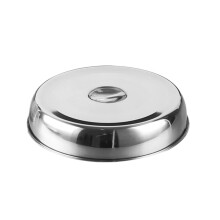 Stainless Steel Cheese Melting Dome Grill Basting Cover with CoolTouch Handle for Indoor Outdoor Cooking (2)