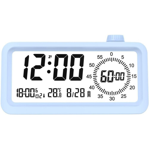 Comprehensive Visual Timer and Alarm Clock For Learning With Clear Time Visualization Blue Educational Timer 1