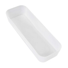 Expandable Kitchen Drawer Organizer Utensil Holder Cutlery Tray For Spoons And Forks White One Size