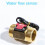 4X Water Flow Sensor Hall Flow Meter 1 Inch External Wire Copper Water Flow Sensor Turbine Flow Meter 8