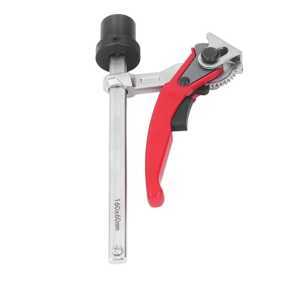 Ratcheting Table Clamp Alloy Steel Auto Aligning Grip 160Mm Large Clamping Range For Woodworking Diy Projects 9094768716960