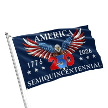 Gedenkflagge zum 250. Jahrestag der USA, Polyester, für den-C.