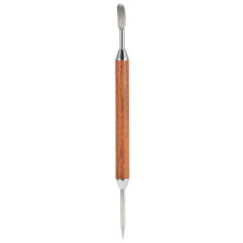 High-Quality Stainless Steel Latte Art Tool with Wood Grip