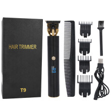 Professionel skægtrimmer med vandtæt blad, ledningsfrit design, USB-genopladelig, lang batterilevetid, ergonomisk design, præcis trimning,