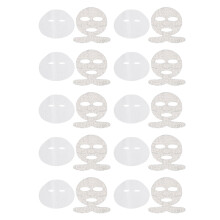 Natural Spa Facial Sheet, Cotton Gauze Promoting Absorption, Customizable Size Fits Most Face Shapes, Ideal Coverage for Complete Application