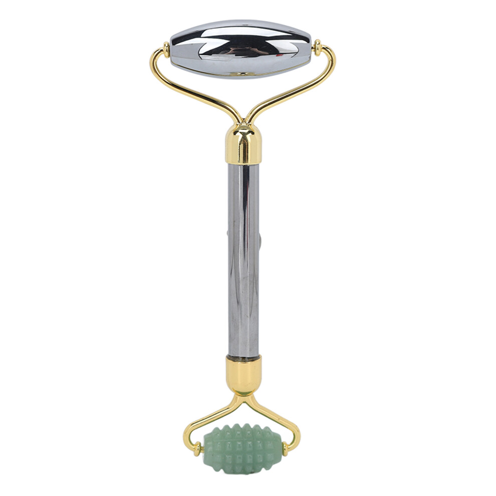 Skin Care Face Roller Anti Aging Puffiness Reduction Facial Wrinkles Tool Natural Stone With Terahertz Energy Jade Roller For Eyes Neck Muscle