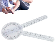 Transparent Orthopedic Angle Ruler Goniometer For Finger Joints 360Degree Joint Range Of Motion Protractor Acrylic