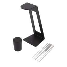 Steel Frame Headset Holder Universal Fit Stable Base Holds Up To 6.6 Pounds Curved Silicone Padding Modern Matte Finish Available In Multiple Colors