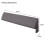 Bed Bedframe Segment Pillow Developed to Fill Breaks-grey 4