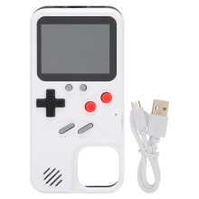 Retro ochranný kryt pro iPhone, pouzdro s vlastním napájením, baterií 220M Ah a plně barevným displejem, retro design, herní nárazník,