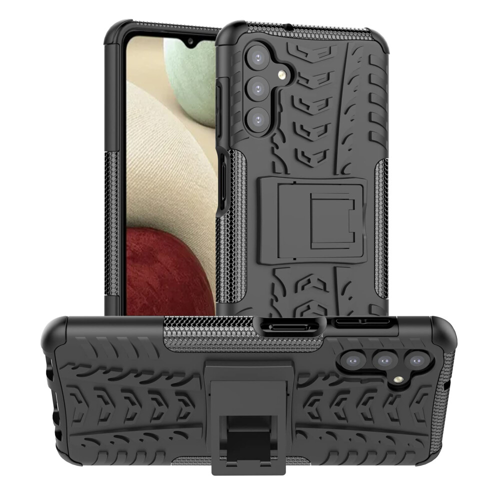 Samsung Galaxy A13 5G Case Heavy Duty Dual Layer Hybrid Shockproof Cover For A04s And A13 5G Black 9199774456579