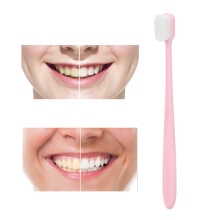 Ultra Soft Pink Toothbrush for Adults & Kids - All-Round Cleaning