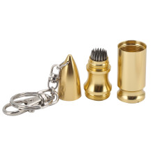 Aluminium Billard Quehuelsenformen-Reparaturwerkzeug 7,7x1,6cm Gold